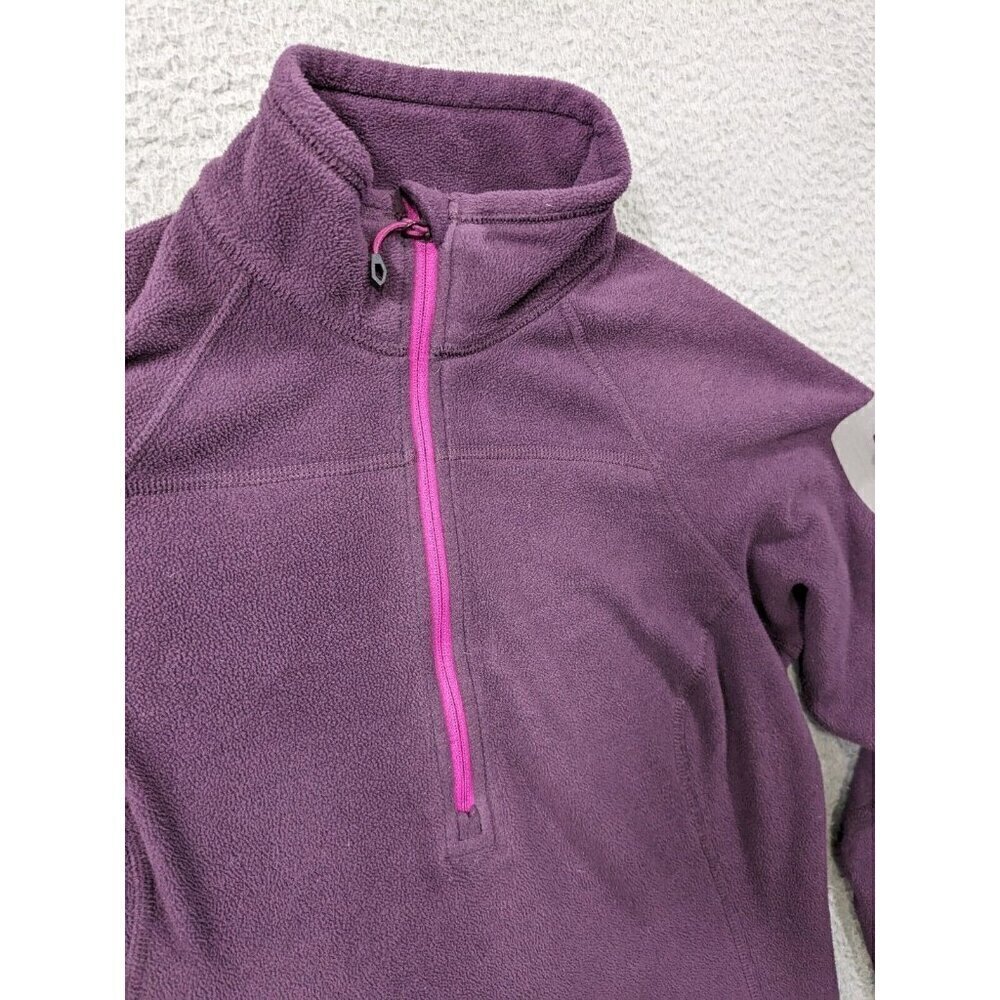 Eddie Bauer First Ascent Fleece Pullover Womens Small Sweater Jacket Purple - Picture 10 of 12